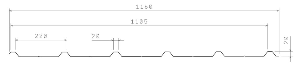 Metrapan trapez 20 skica